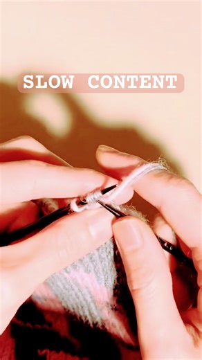 Slow Content for Fast Times | Double Knitting Tutorial