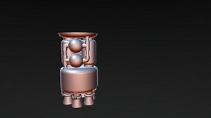 Torch Drive Engine - 3D model by roverdude