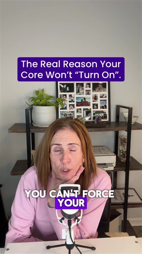 This week on the podcast, we’re talking about something most women were never taught: You can’t reconnect to your core while you’re still bracing through life. If your body has learned to: • hold your breath under stress • grip your stomach to feel in control • stay “on” all the time Then more effort won’t fix that. Because your core doesn’t respond to force. It responds to safety. In this episode, I talk about: • Why your core shut down in the first place • How stress and survival patterns chan