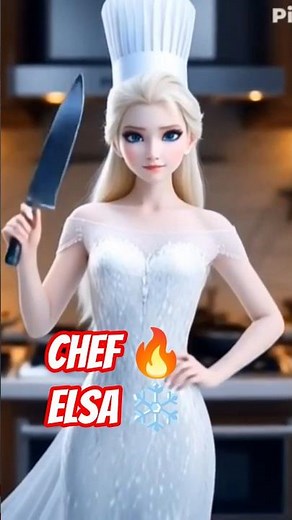 Elsa Becomes a Chef 🍰 🥪 Frozen Elsa Video #frozen3 #elsa #cooking