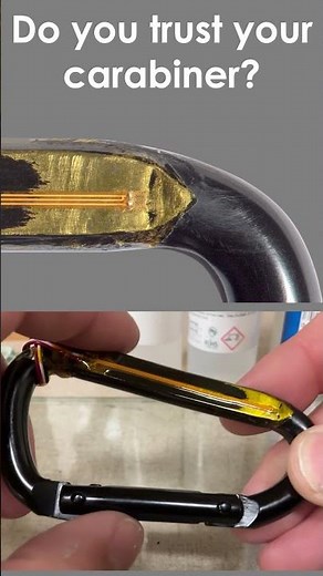 How do you trust a carabiner with your life? 🧗‍♀️