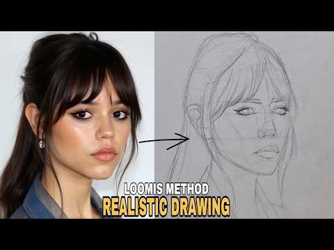 How to Draw Face like a pro |Loomis Method