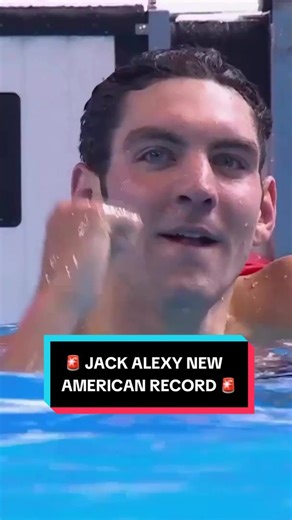 Jack Alexy Sets New American Record in 100m Free