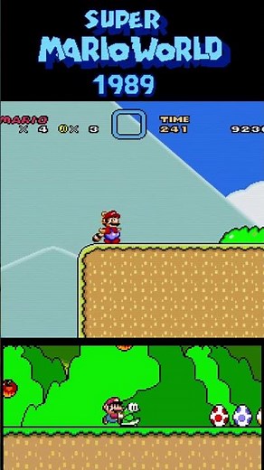 How Super Mario World looked in 1989.This version uses official graphics that were found in the ROM
