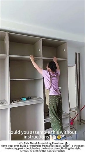 Wardrobe Installation – Crafting Storage, One Panel at a Time 🛠️🧺