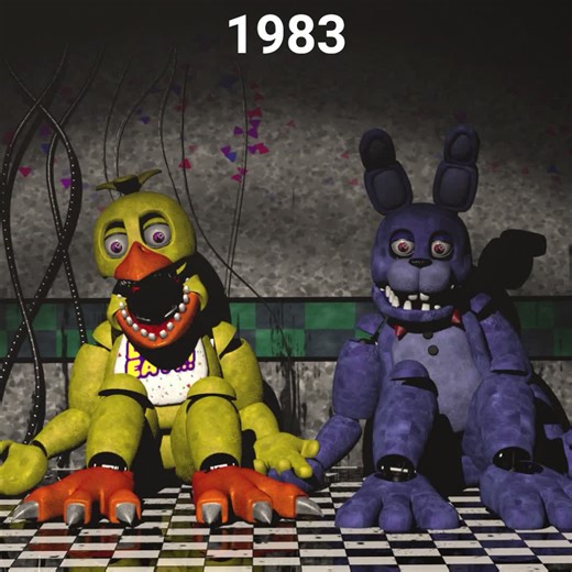 The Evolution of Withered Bonnie and Withered Chica in FNAF