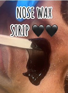 Can waxing your nose remove more than hair? 👀👀 let’s find out! 🖤#fyp #waxing #esthetician #foryoupage #educationalvideo #extractions #nose #blackheadnosestrip #wax #reelsfacebook #nosewax | Waxing Queen Adventures
