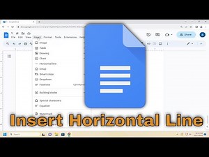How to Insert a Horizontal Line in Google Docs [Guide]