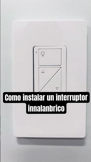 Como instalar un interruptor innalanbrico de Lutron #shortvideo #viralvideo #industrialelectrician