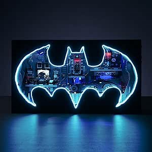 BrickBling LED Light Kit Compatible with Lego 76252 Batcave Shadow Box, Creative Lighting Compatible with Lego Shadow Box- Not Include Model Set