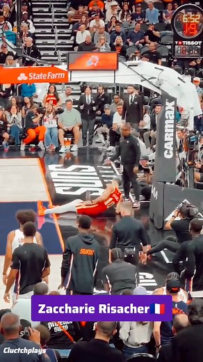 Risacher took a SCARY fall… thank God he walked it off 😳🙏🔥” #NBA #NBAMoments #ZaccharieRisacher #BasketballViral #SportsViral #TrendingNow Via -@trysta_krickNBA | ClutchPlays