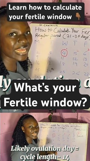 Formula for your fertile window