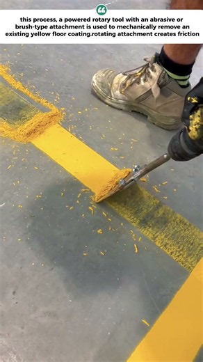 Professional Floor Marking Removal | Industrial Floor Paint Stripping Technique