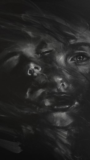 43K views · 121 reactions | title "Layered Presence" 【Original Drawing】 420mm × 594mm charcoal / pastel on paper You can purchase my past works from the link in my bio @chroism_art #drawing #charcoaldrawing #dessin #artist #pasteldrawing | Yuto Otsuki | Facebook