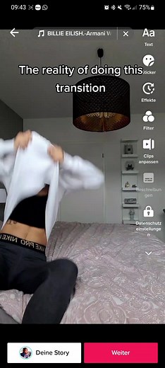 this transition... #bloopers #transition #billieeilish #outtakes #funny #reality #fyp