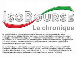 La chronique IsoBourse du 8 novembre 2025