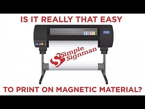 How to print on magnetic material with a Roll to Roll Press? Tip #3