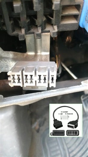 Nissan Tsuru conector OBD1 Tip* convertidor a OBD2
