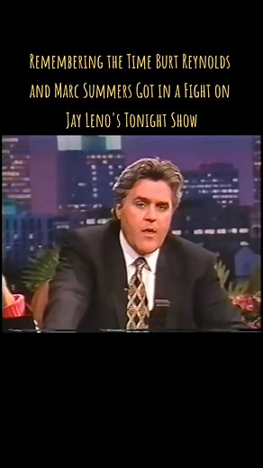 Burt Reynolds and Marc Summers: The Jay Leno Incident