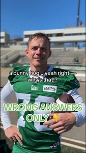 144K views · 798 reactions | Meet Joe. Joe is new here. ... Let's help Joe find out the origin of the term "bunny hug".  HIT THE COMMENTS  | Saskatchewan Roughriders | Facebook