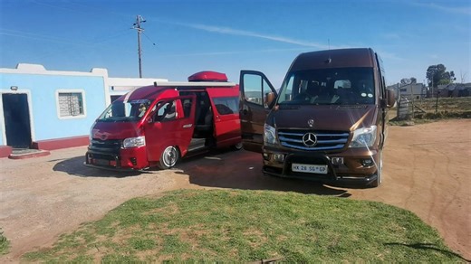 Explore a Brown Mercedes-Benz Van in Rural Setting