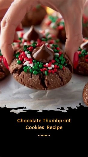 Chocolate Thumbprint Cookies Recipe