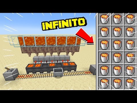 How to make a 100% automatic and simple lava farm in Minecraft!!!