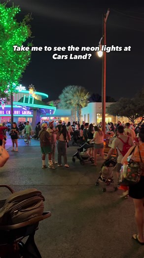 Anyone else fans of the neon lights? #cars #disney #travel #shopping #lights