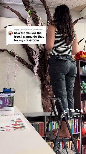 Classroom Tree Tutorial: How to Make a Stunning Tree Decor Inspired by @Lauren Ashby