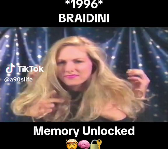 Braidini infomercial from 1996. . . . . . . . . . . . . . . . . . . . . . . . . . #braiding #infomercial #90s #90skid #90sbaby #90saesthetic #90sthrowback #90shair #90sads #oldschool #throwback #nostalgia #nostalgic #childhood #childhoodmemory #kidstv #retro #vintage #memory #memoryunlocked #90stv #80sbaby #80skid #90sgirl #a90slife