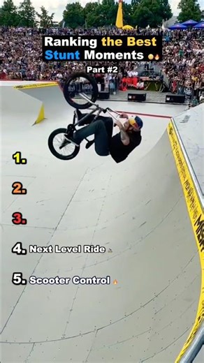 Ranking The Craziest Stunt Moments Ever Caught 😱🔥 #shorts #stuntvideo