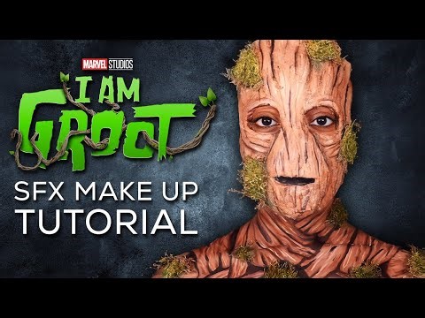 I Am Groot SFX Makeup Tutorial