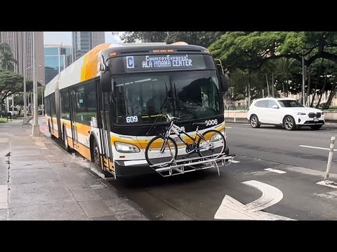 TheBus Honolulu Bus 6006 Route C Country Express! Ala Moana Center