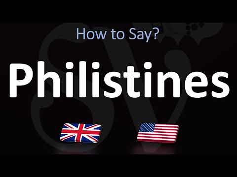How to Pronounce Philistines? (CORRECTLY)
