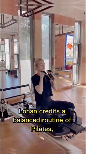 Lindsay Lohan, 39, Shares Fitness Secrets as She Kicks Off 2026 With Workout #american #actress