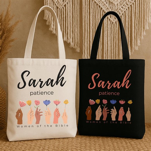 Tote Bag Bible Women Christian Gift Faith Inspired Cotton Bag Meaningful Scripture Design for Women - Etsy