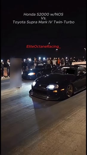 jessie mendoza on Instagram: "💥Honda S2000 w/NOS Vs.Toyota Supra Mark IV Twin-Turbo💥🏁 Fb/Instagram/Youtube- EliteOctaneRacing_ Jdm Vs. Jdm • Honda S2000 2/NOS - Naturally Aspirated 2.2L DOHC Vtech inline-4 Engine - Rwd. -- • Toyota Supra Mark IV Twin-Turbo- 2JZ 3.0L inline-4 Engine. #jdm #racing #honda #toyotasupra #toyota"