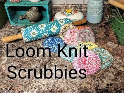 Loom Knit Kitchen Scrubber