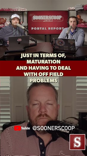 soonerscoop.com on Instagram: "A full episode taped this morning on David Stone’s entry into the portal. Is it completely over for OU and Stone?"