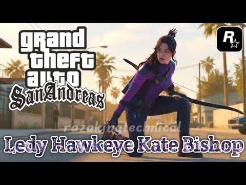Ledy Hawkeye (Kate Bishop) Mod GTA San Andreas PC.