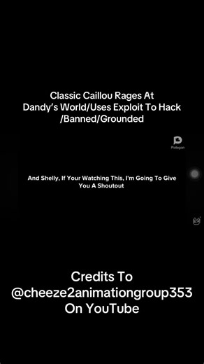 Classic Caillou Rages At Dandy’s World#fyp#classiccaillou#dandysworld#roblox#plotagon