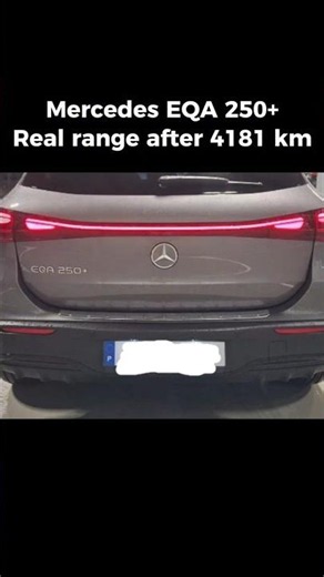 Mercedes EQA 250+ Review: Real-World Range After 4181 km
