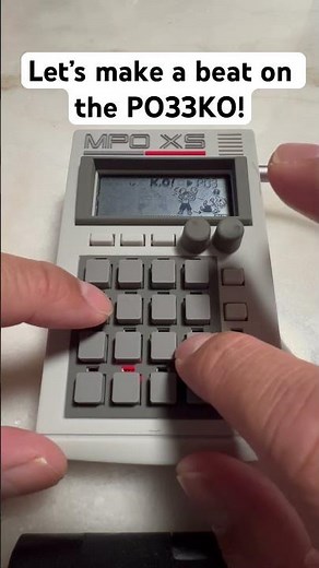 let’s make a beat on the PO 33 KO #po33 #po33ko #po33kobeats ￼#sampledbeats