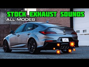 Integra Type S Stock Exhaust Sound Valve Comparison (ALL MODES)