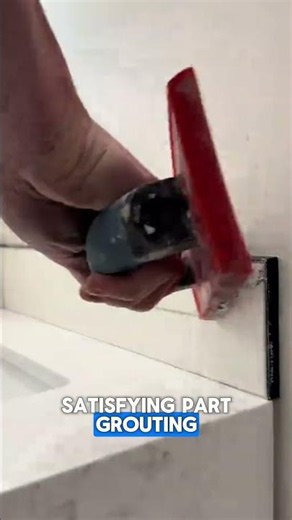 Perfect Bathroom Vanity Backsplash DIY! 🛠️✨ #shorts