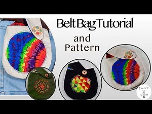Easy Belt Bag Tutorial/ 2 Sizes