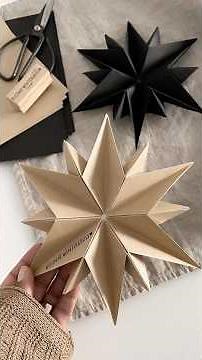 Langsamere Anleitung | FALTSTERN / STERN FALTEN ANLEITUNG / DIY TUTORIAL