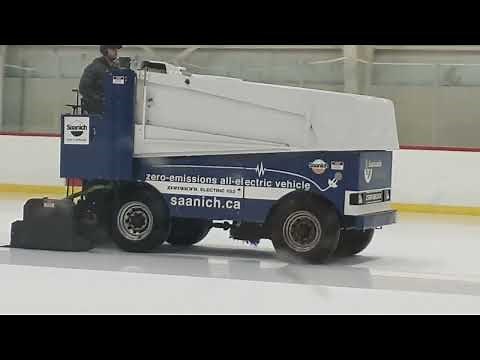 Driving A Zamboni: The COOLEST Job In An Ice-Skating Rink