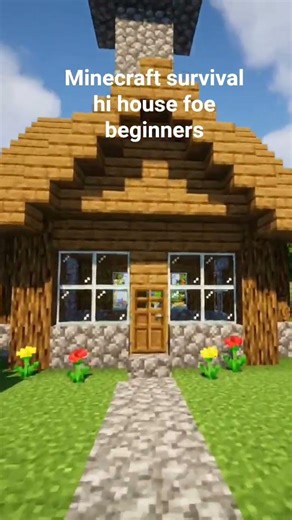 Best Minecraft house for beginners #minecraft