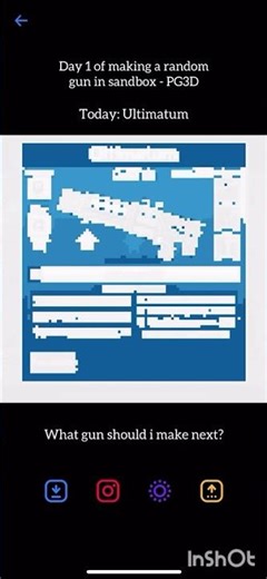 Day 1 of making a random gun in sandbox from PG3D